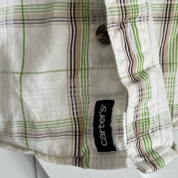 SALE 3$15 Carter button down short sleeve collar shirt - Picture 4 of 4